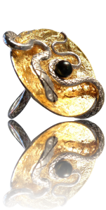 Snake ring by Louise Nordvig